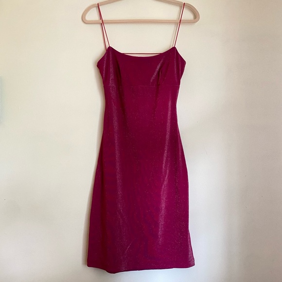 City Triangle Dresses & Skirts - Vintage Y2K Sparklr Midi Glitter Backless Dress